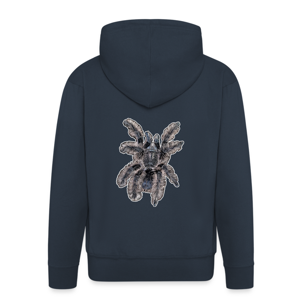 Männer Zip-Hoodie Tliltocatl albopilosus - Navy