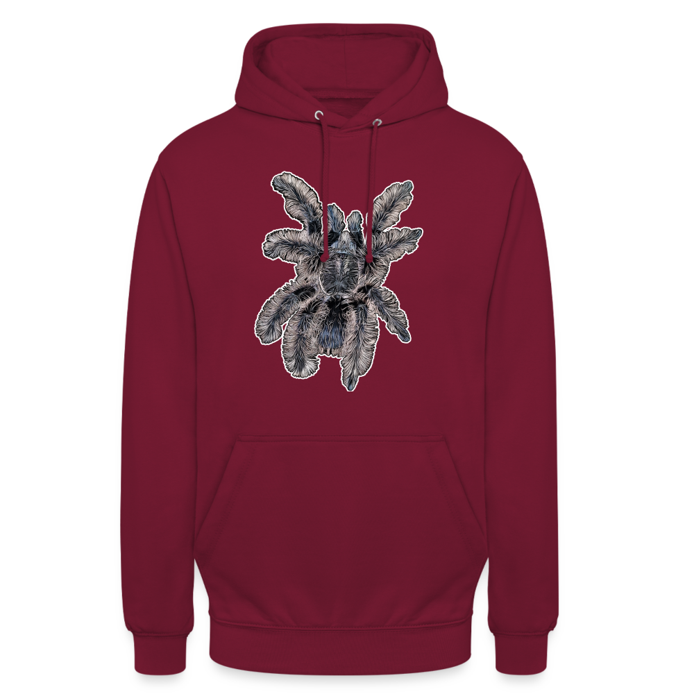 Unisex Hoodie Tliltocatl albopilosus - Bordeaux