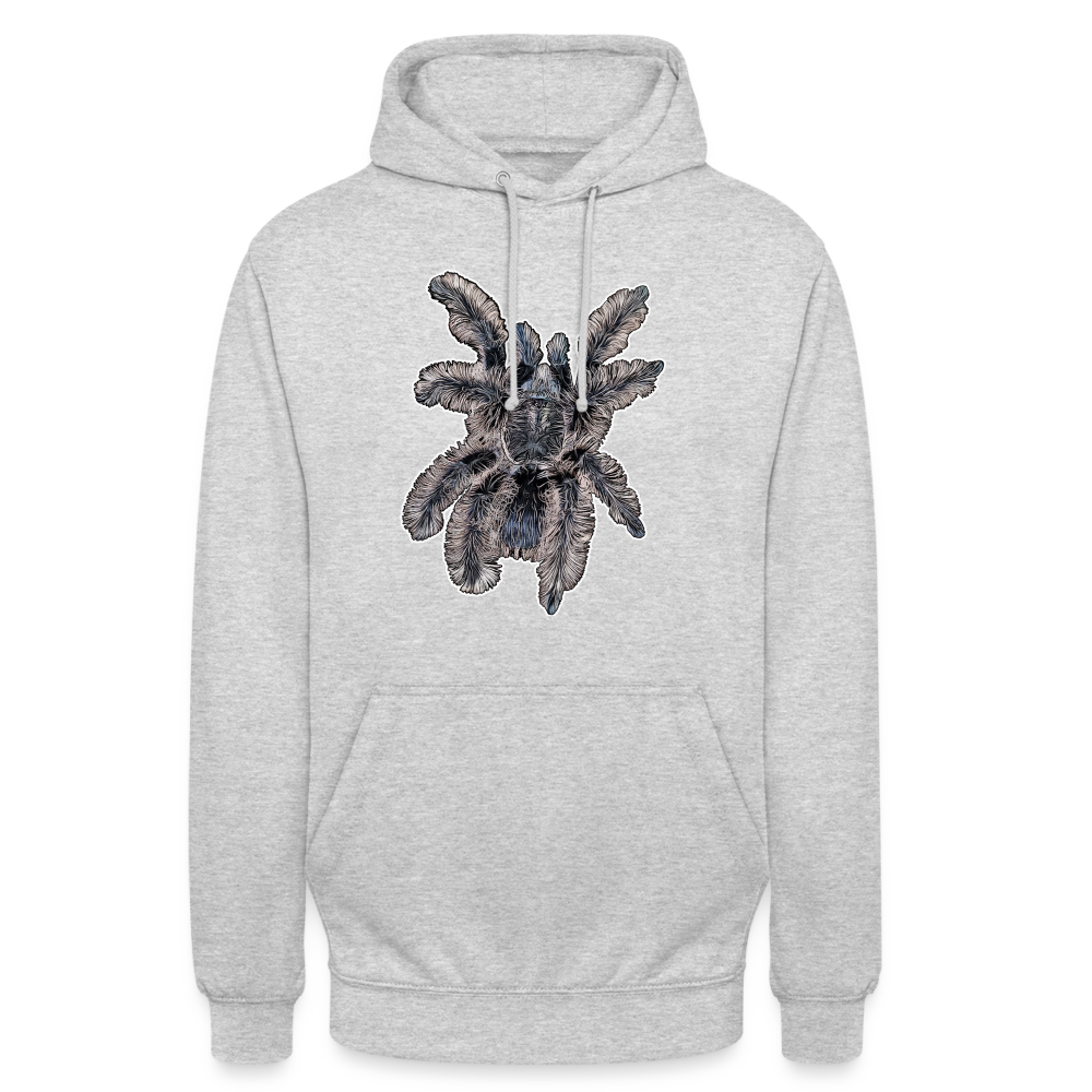 Unisex Hoodie Tliltocatl albopilosus - Hellgrau meliert