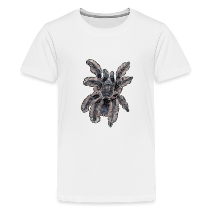 Teenager Basic T-Shirt Tliltocatl albopilosus - weiß
