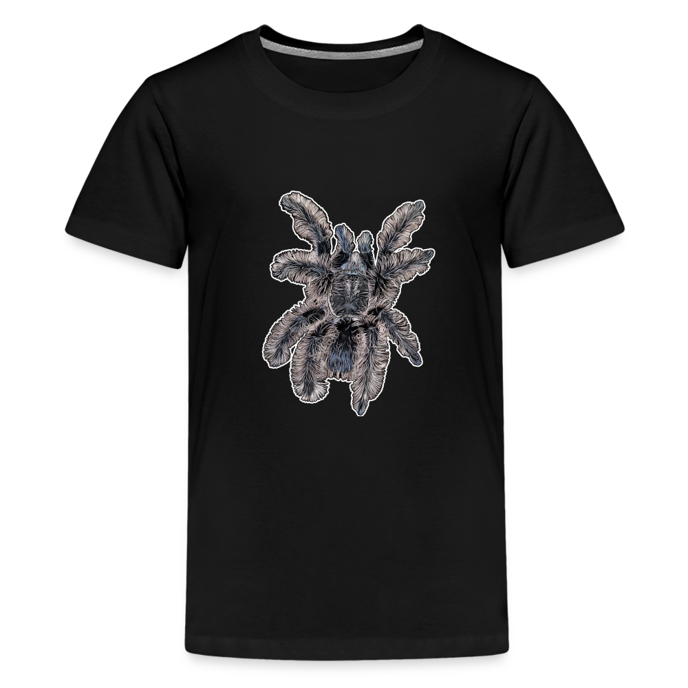 Teenager Basic T-Shirt Tliltocatl albopilosus - Schwarz