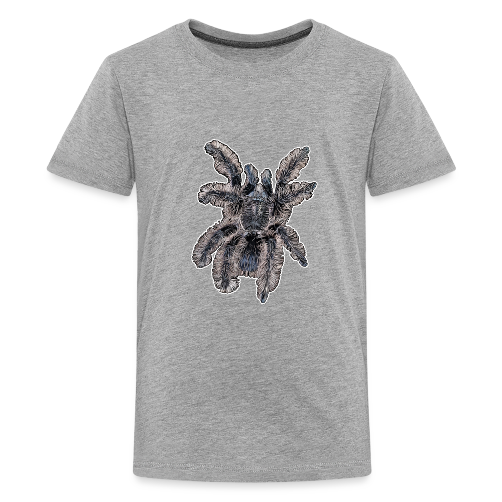 Teenager Basic T-Shirt Tliltocatl albopilosus - Grau meliert