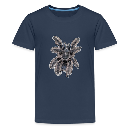 Teenager Basic T-Shirt Tliltocatl albopilosus - Navy