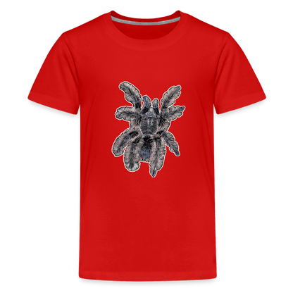 Teenager Basic T-Shirt Tliltocatl albopilosus - Rot