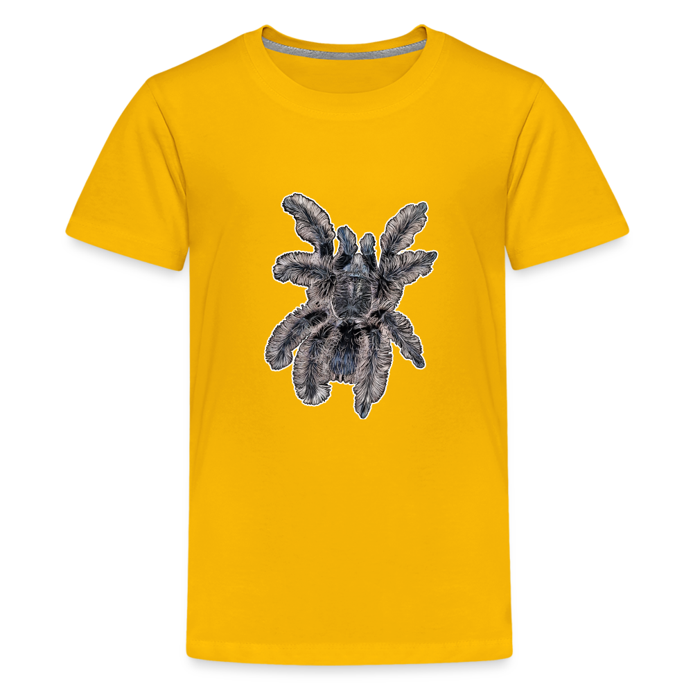 Teenager Basic T-Shirt Tliltocatl albopilosus - Sonnengelb