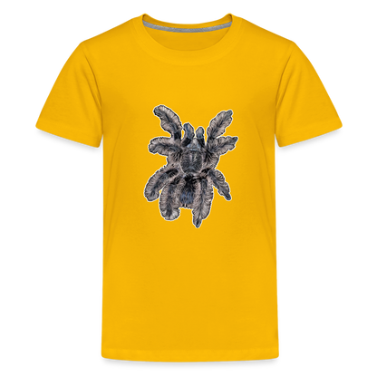 Teenager Basic T-Shirt Tliltocatl albopilosus - Sonnengelb