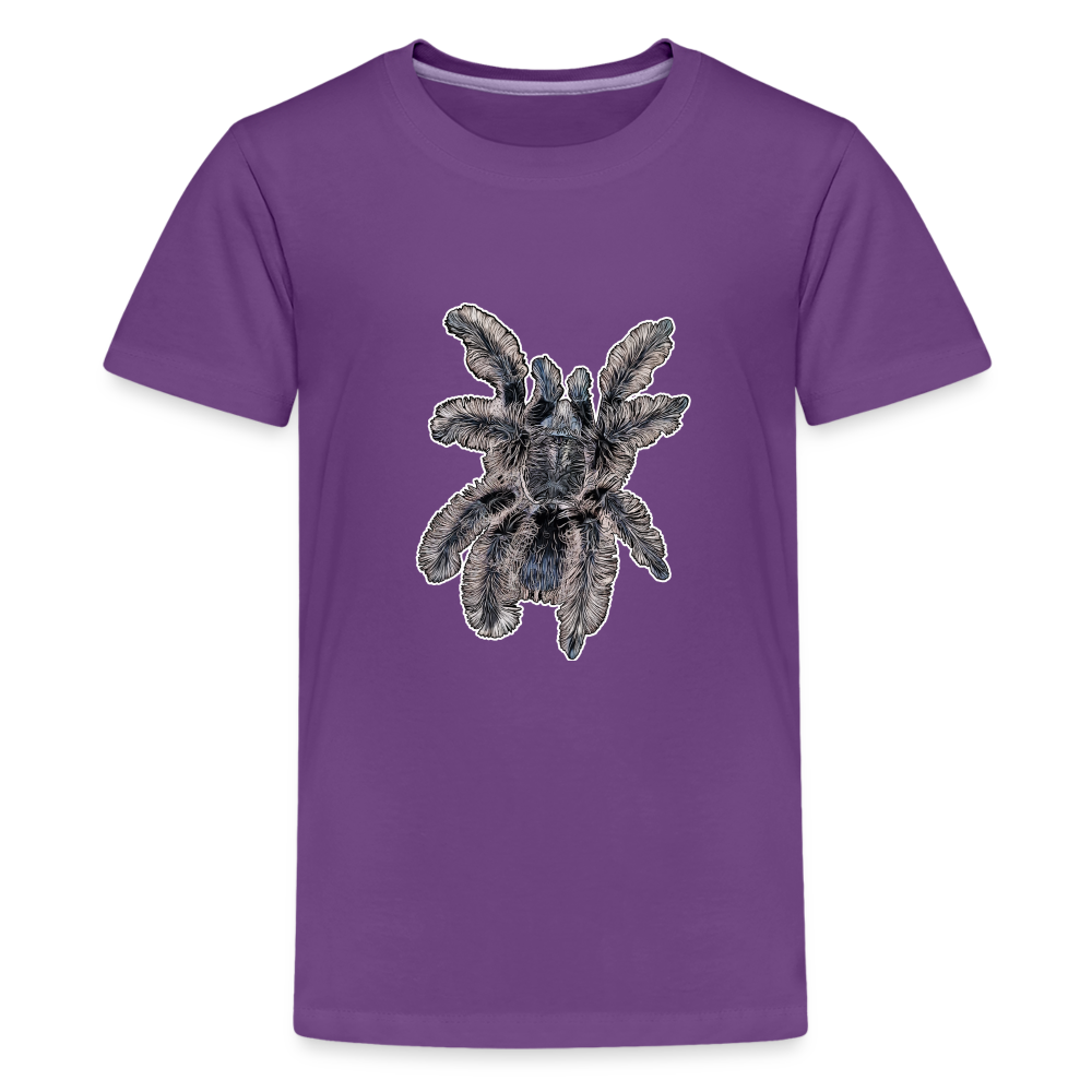 Teenager Basic T-Shirt Tliltocatl albopilosus - Lila