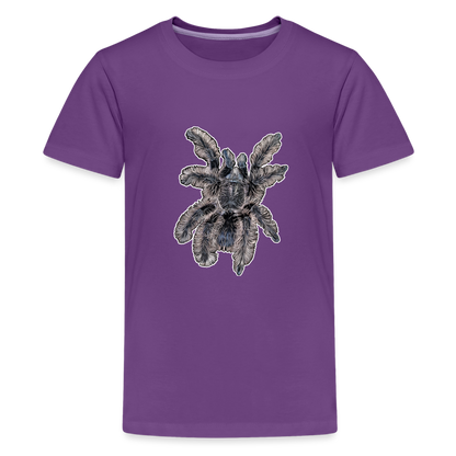 Teenager Basic T-Shirt Tliltocatl albopilosus - Lila