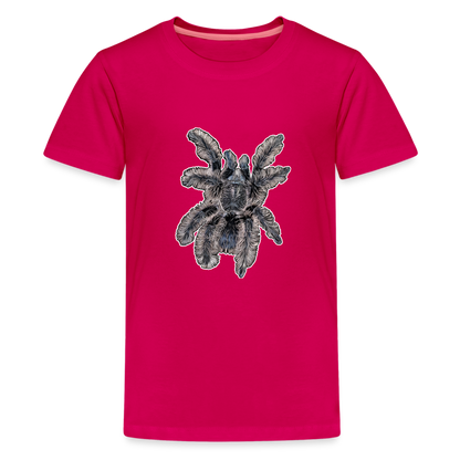 Teenager Basic T-Shirt Tliltocatl albopilosus - dunkles Pink