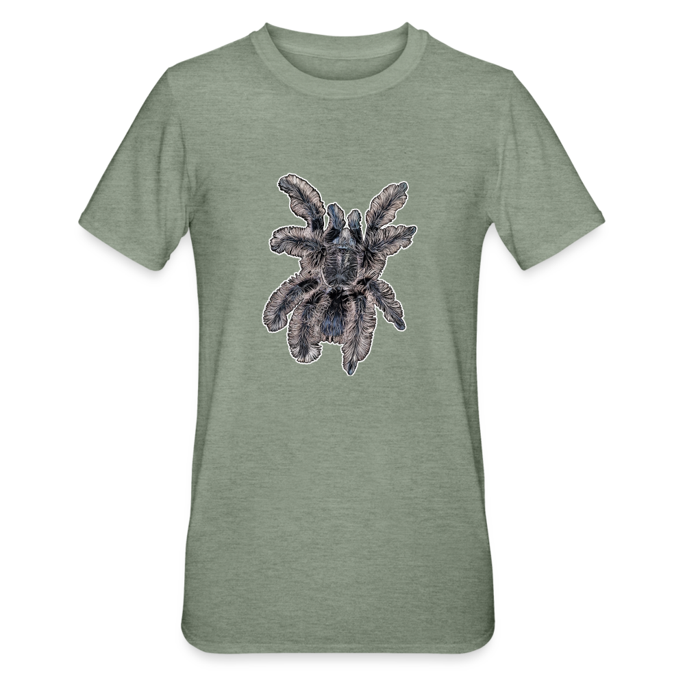 Unisex T-Shirt Tliltocatl albopilosus - Militärgrün meliert