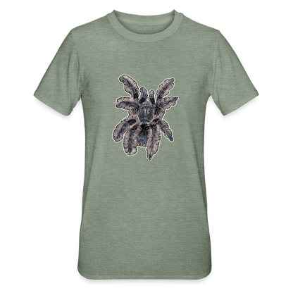 Unisex T-Shirt Tliltocatl albopilosus - Militärgrün meliert