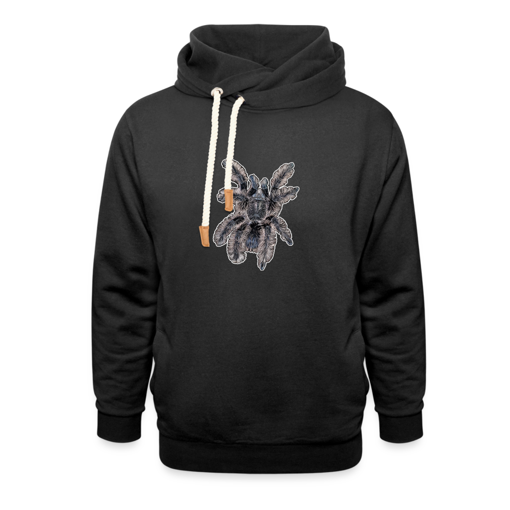 Unisex Schalkragen Hoodie Tliltocatl albopilosus - Schwarz