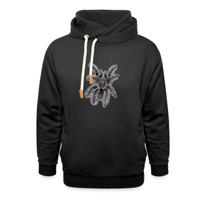Unisex Schalkragen Hoodie Tliltocatl albopilosus - Schwarz
