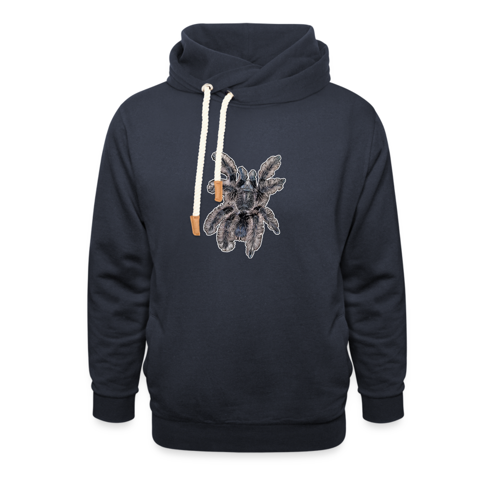 Unisex Schalkragen Hoodie Tliltocatl albopilosus - Navy