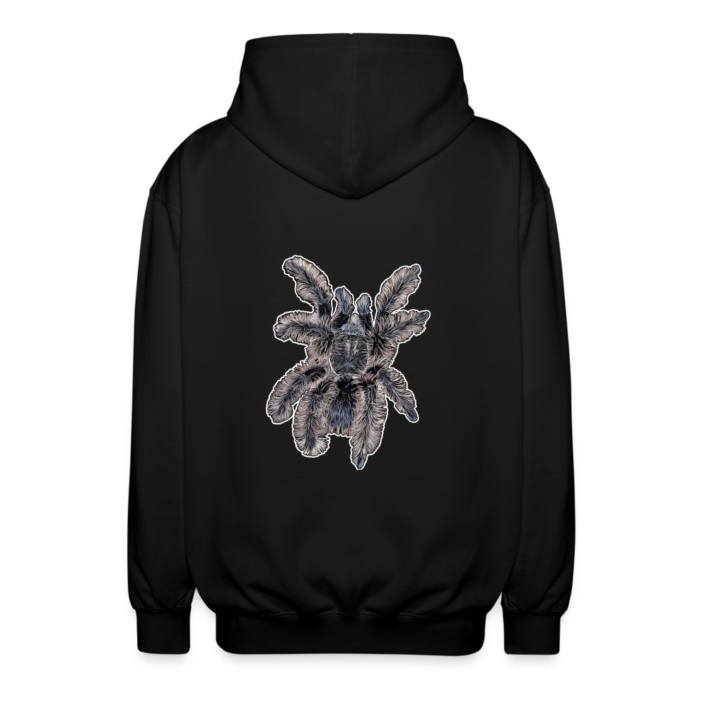 Unisex Zip-Hoodie Tliltocatl albopilosus - Schwarz