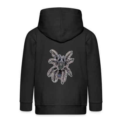 Kinder/ Teenager Zip-Hoodie Tliltocatl albopilosus - Schwarz
