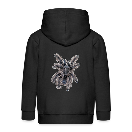 Kinder/ Teenager Zip-Hoodie Tliltocatl albopilosus - Schwarz