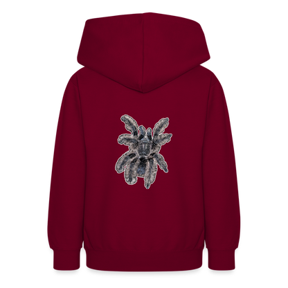 Teenager Hoodie Tliltocatl albopilosus - Bordeaux