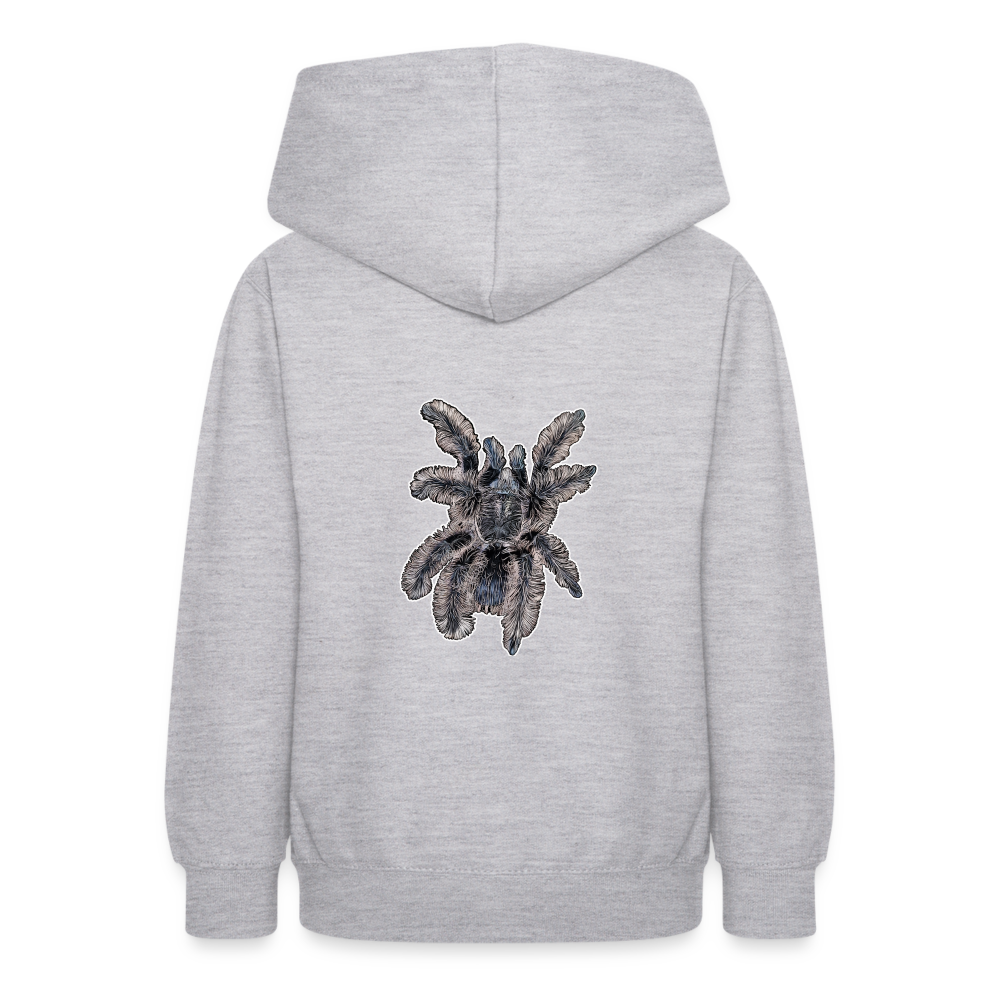 Teenager Hoodie Tliltocatl albopilosus - Hellgrau meliert