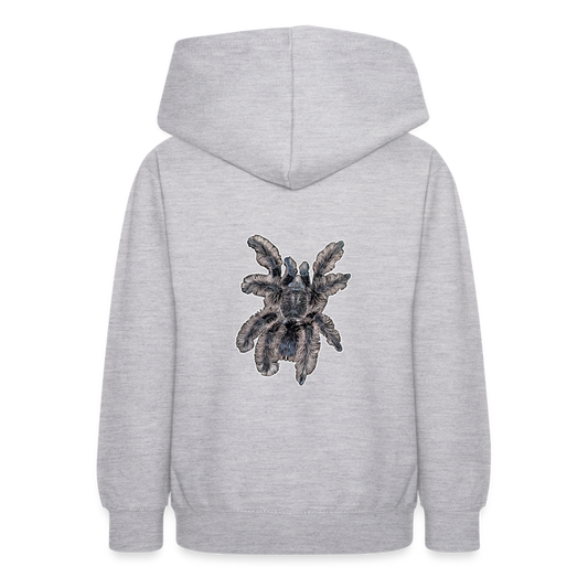Teenager Hoodie Tliltocatl albopilosus - Hellgrau meliert