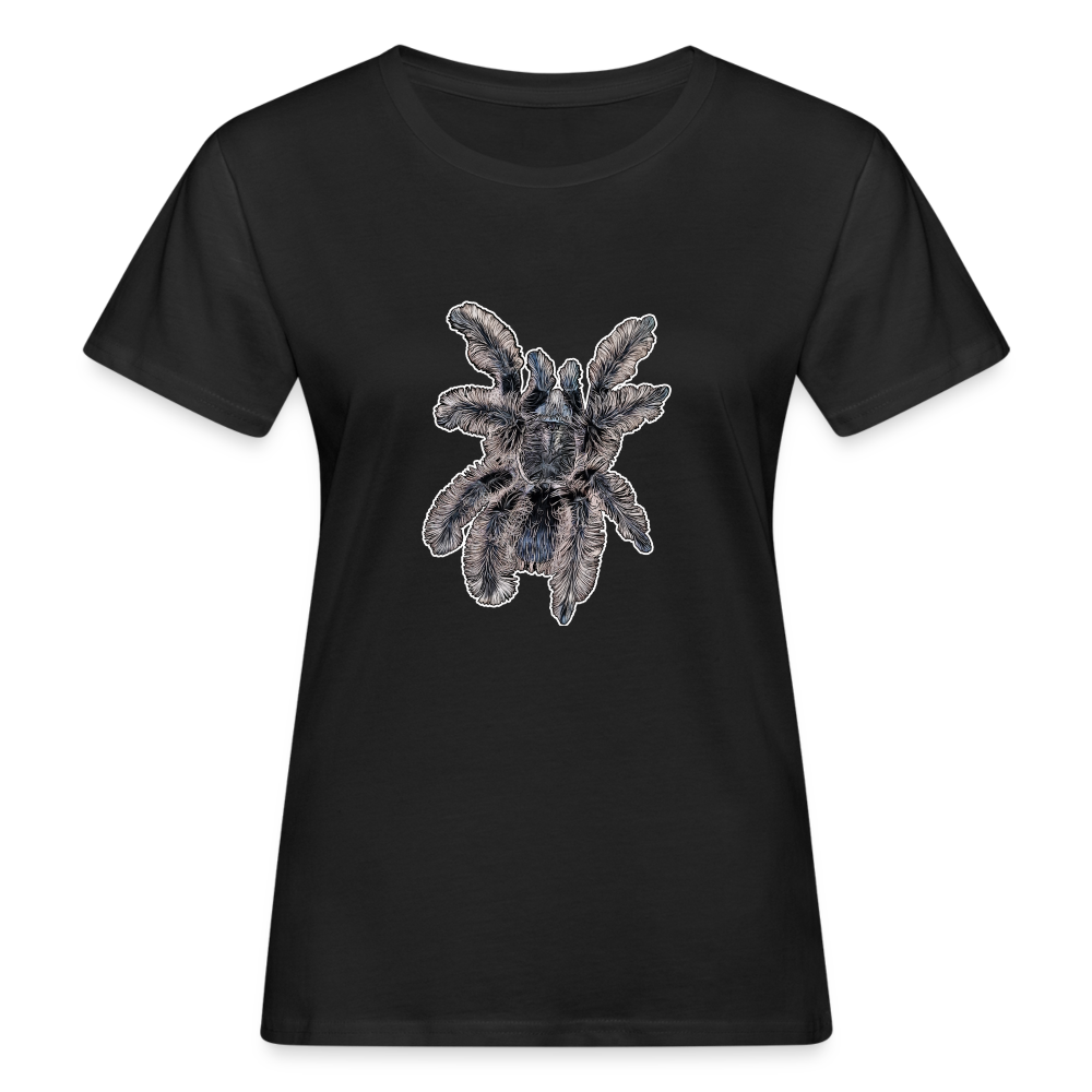 Frauen Bio-T-Shirt Tliltocatl albopilosus - Schwarz