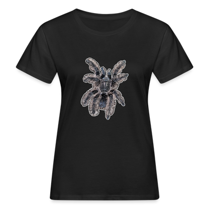 Frauen Bio-T-Shirt Tliltocatl albopilosus - Schwarz