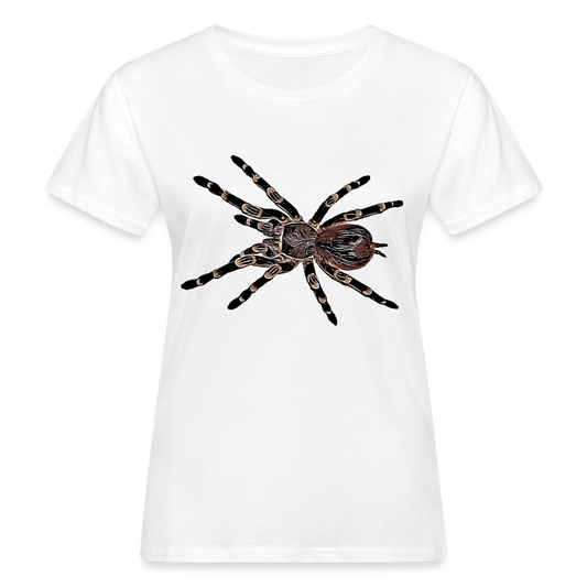 Frauen Bio-T-Shirt Acanthoscurria geniculata - weiß