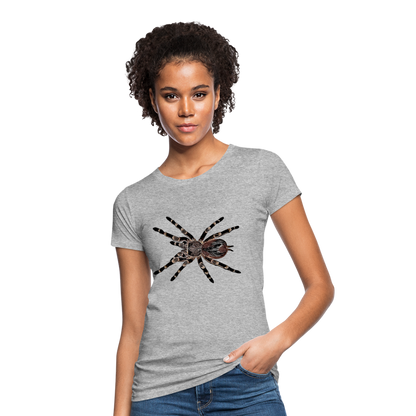 Frauen Bio-T-Shirt Acanthoscurria geniculata - Grau meliert