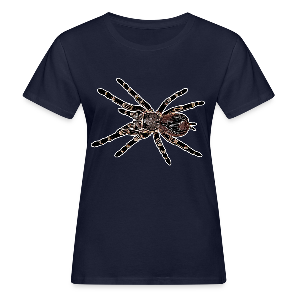 Frauen Bio-T-Shirt Acanthoscurria geniculata - Navy