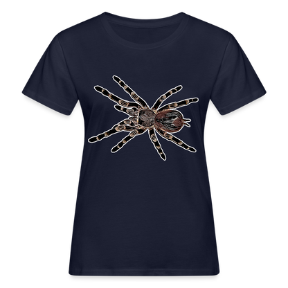 Frauen Bio-T-Shirt Acanthoscurria geniculata - Navy