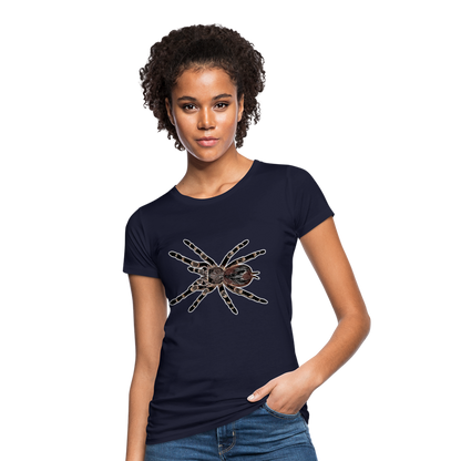 Frauen Bio-T-Shirt Acanthoscurria geniculata - Navy