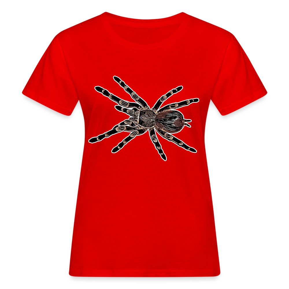 Frauen Bio-T-Shirt Acanthoscurria geniculata - Rot