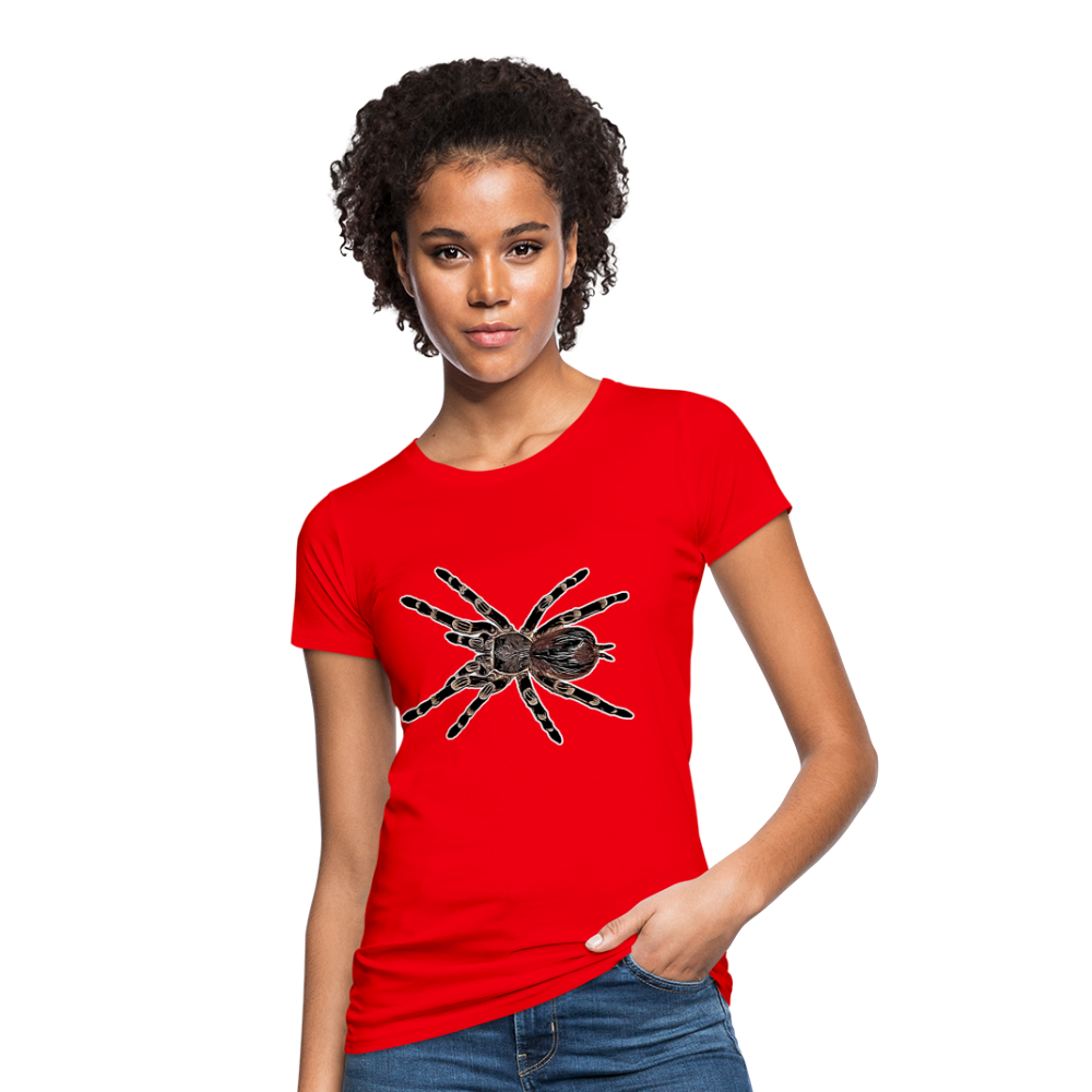 Frauen Bio-T-Shirt Acanthoscurria geniculata - Rot