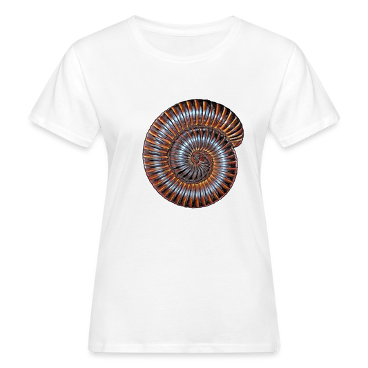 Frauen Bio-T-Shirt Archispirostreptus gigas - weiß