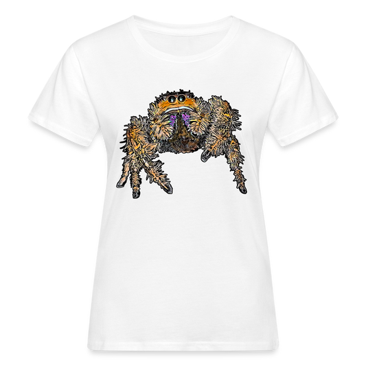 Frauen Bio-T-Shirt Phidippus regius Everglades female - weiß