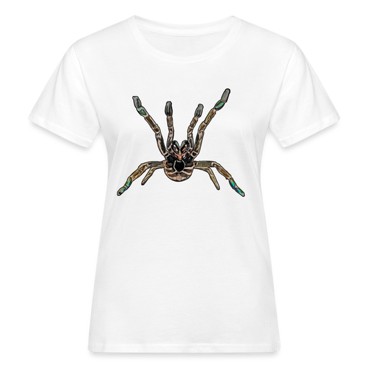 Frauen Bio-T-Shirt Pterinochilus murinus tcf - weiß