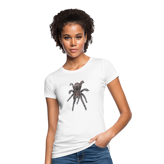 Frauen Bio-T-Shirt Pamphobeteus sp Machala juvenile - weiß