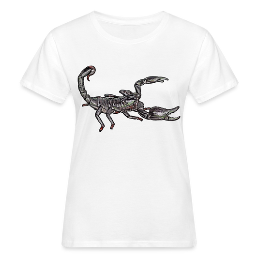 Frauen Bio-T-Shirt Heterometrus silenus - weiß