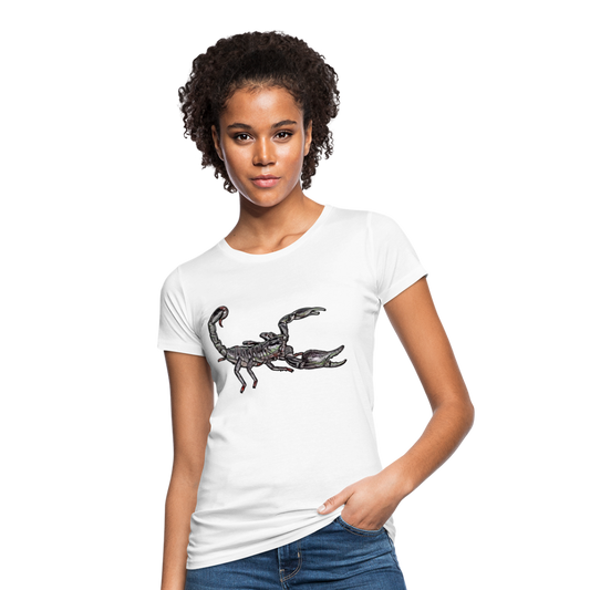 Frauen Bio-T-Shirt Heterometrus silenus - weiß