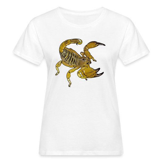 Frauen Bio-T-Shirt Scorpio maurus palmatus - weiß