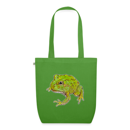 Bio-Stoffbeutel Ceratophrys cranwelli Peppermint Blue - Blattgrün