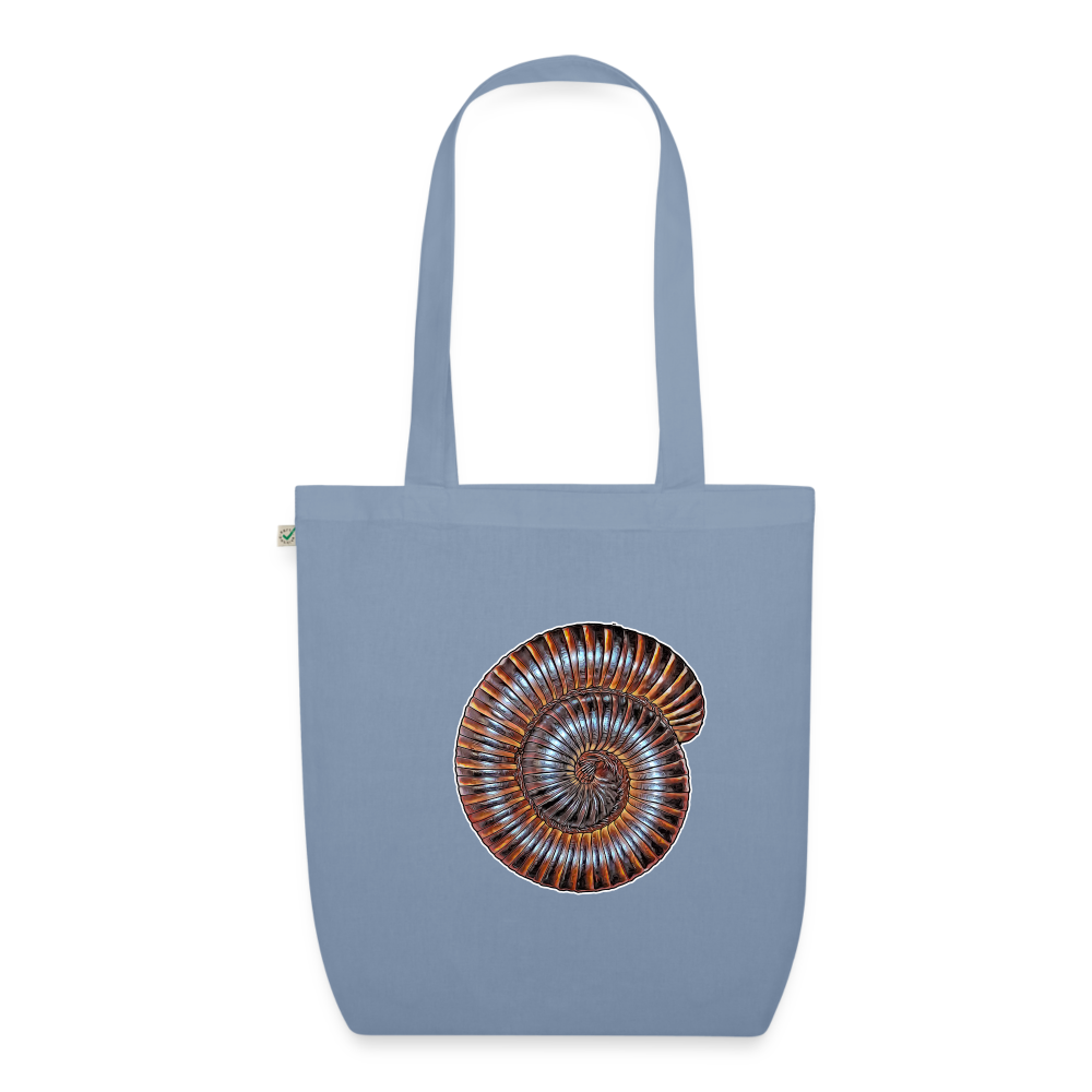 Bio-Stoffbeutel Archispirostreptus gigas - Blaugrau