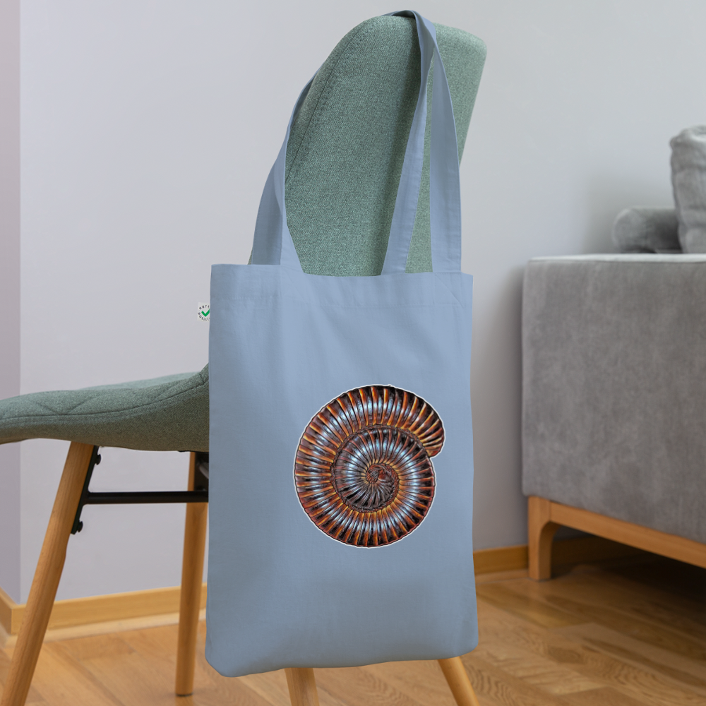 Bio-Stoffbeutel Archispirostreptus gigas - Blaugrau