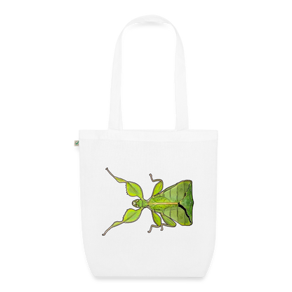 Bio-Stoffbeutel Phyllium philippinicum female - weiß