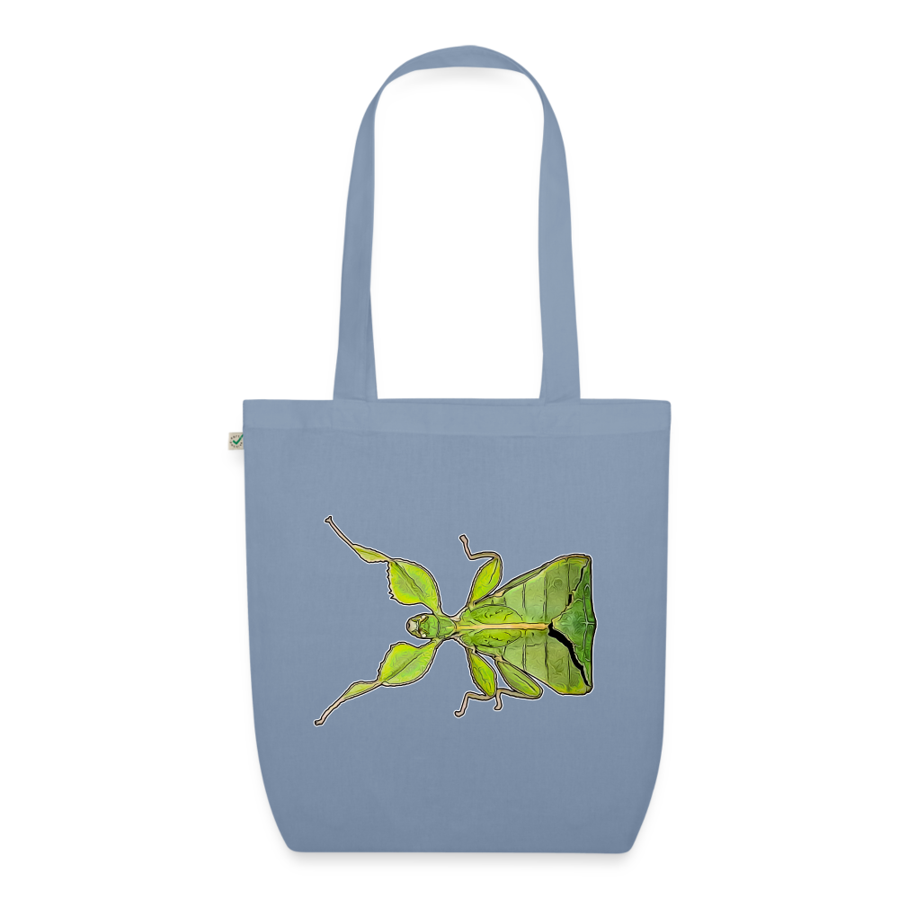 Bio-Stoffbeutel Phyllium philippinicum female - Blaugrau