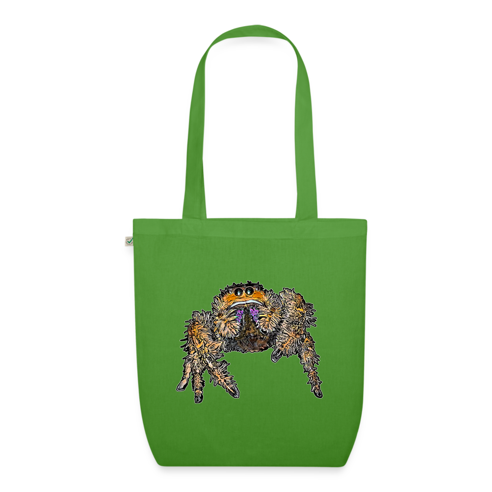 Bio-Stoffbeutel Phidippus regius Everglades female - Blattgrün