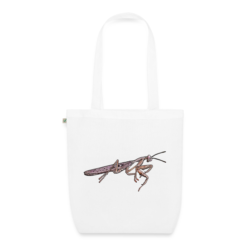 Bio-Stoffbeutel Rhombodera kirbyi male - weiß