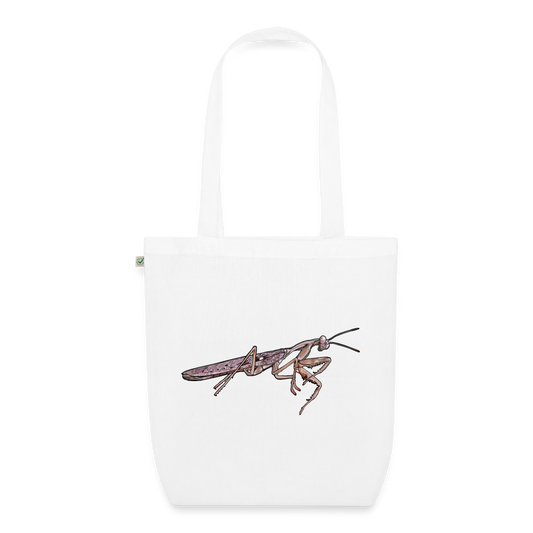 Bio-Stoffbeutel Rhombodera kirbyi male - weiß