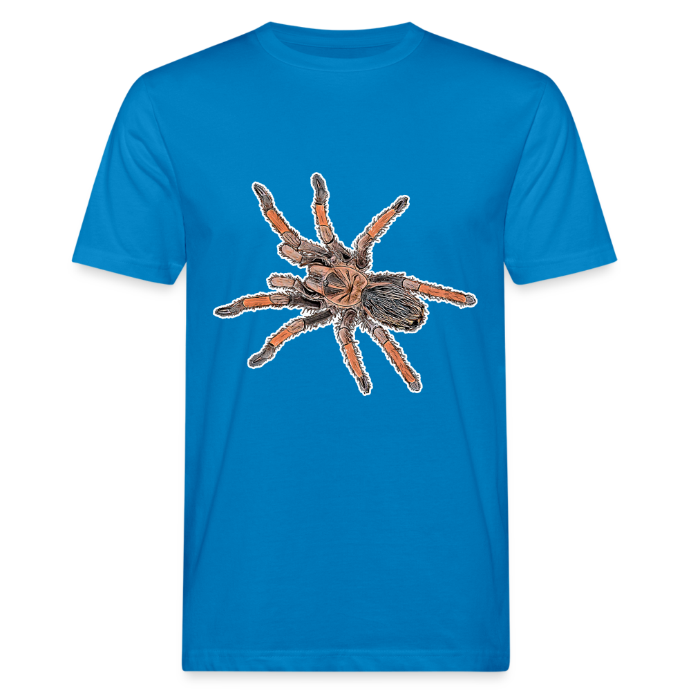 Männer Bio-T-Shirt Brachypelma emilia - Pfauenblau