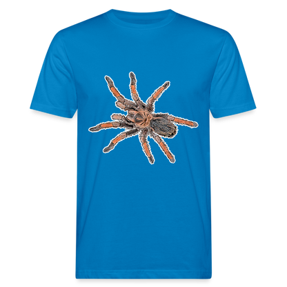 Männer Bio-T-Shirt Brachypelma emilia - Pfauenblau